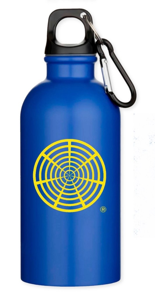 Stainless Steel 400ml water bottle in royal blue